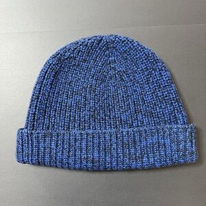 Sandro Paris Beanie Blue Designer Knitted Outdoor Hat
